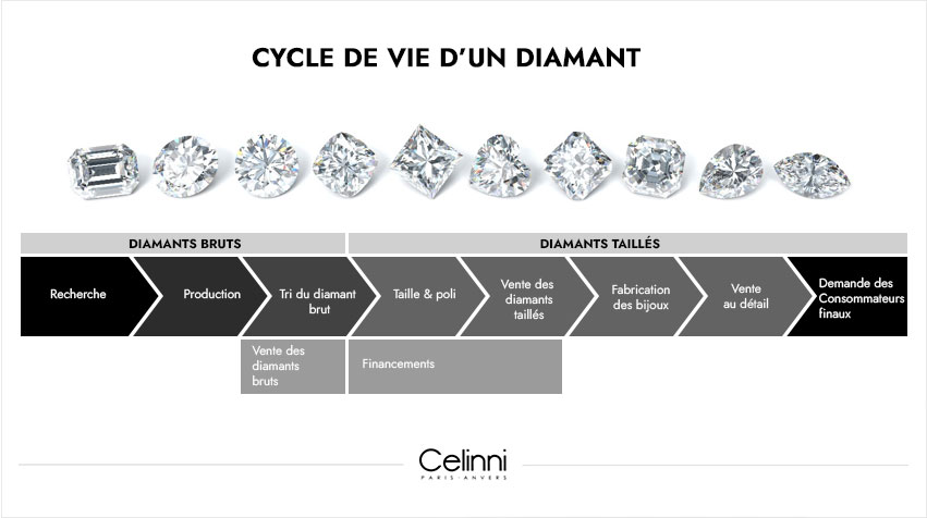 CYCLE DE VIE D'UN DIAMANT